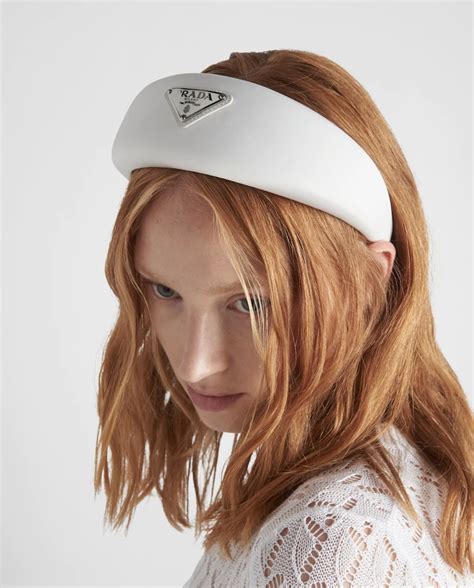 prada fluffy headband|Prada hair bands for women.